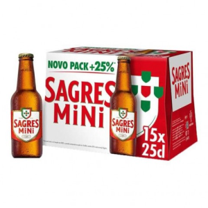 003 - Cerveja Sagres Branca 25 Cl Tp Cx 15