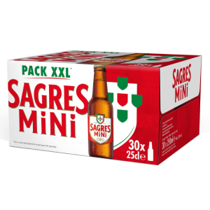 004 - Cerveja Sagres Branca 25 Cl Tp Cx 30